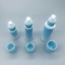 Голубые пластиковые косметические безвоздушные бутылки насоса для эфирного масла